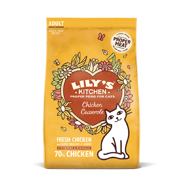 Lily's Kitchen 無穀物滋味雞肉餐貓糧 2kg