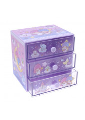 Little Twin Stars 塑膠儲物盒 (3層櫃筒)