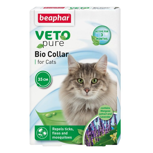 Beaphar VETO pure 貓用防蚊, 蜱, 虱 3合1 頸帶 (有效期3個月)