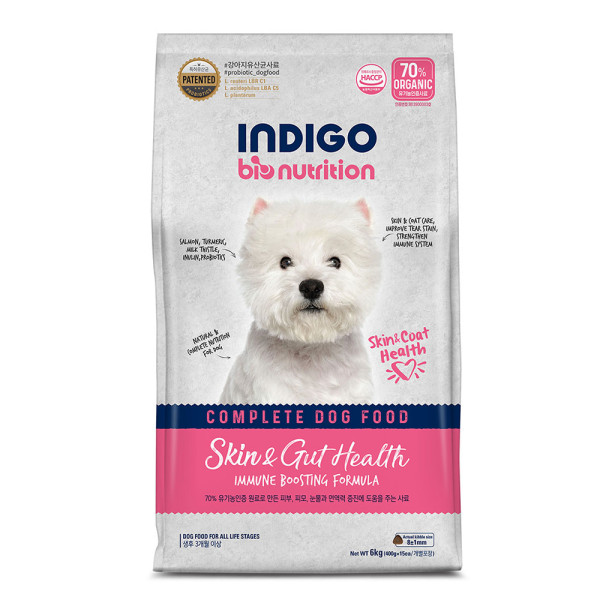 INDIGO 天然有機皮膚及益生菌腸道保護配方狗糧