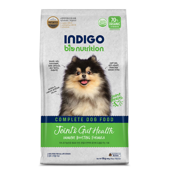INDIGO 天然有機關節及益生菌腸道保護配方狗糧