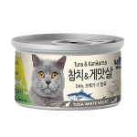 【6罐試食裝】Meowow 高級白吞拿魚貓湯罐 80g (平均口味) (每次限買一套) 