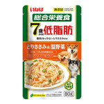 INABA 低脂肪 48 (雞肉+蔬菜) 80g - 高齡犬配方