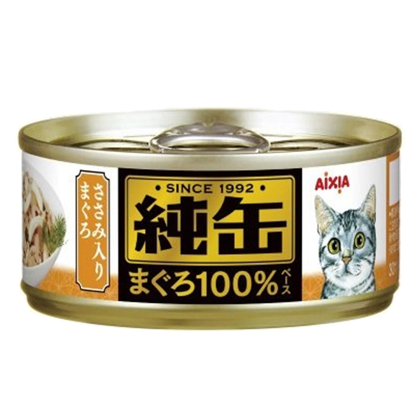 Aixia 純缶 - 吞拿魚+雞肉 65g