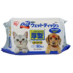 IRIS 寵物消毒濕紙巾 80片裝